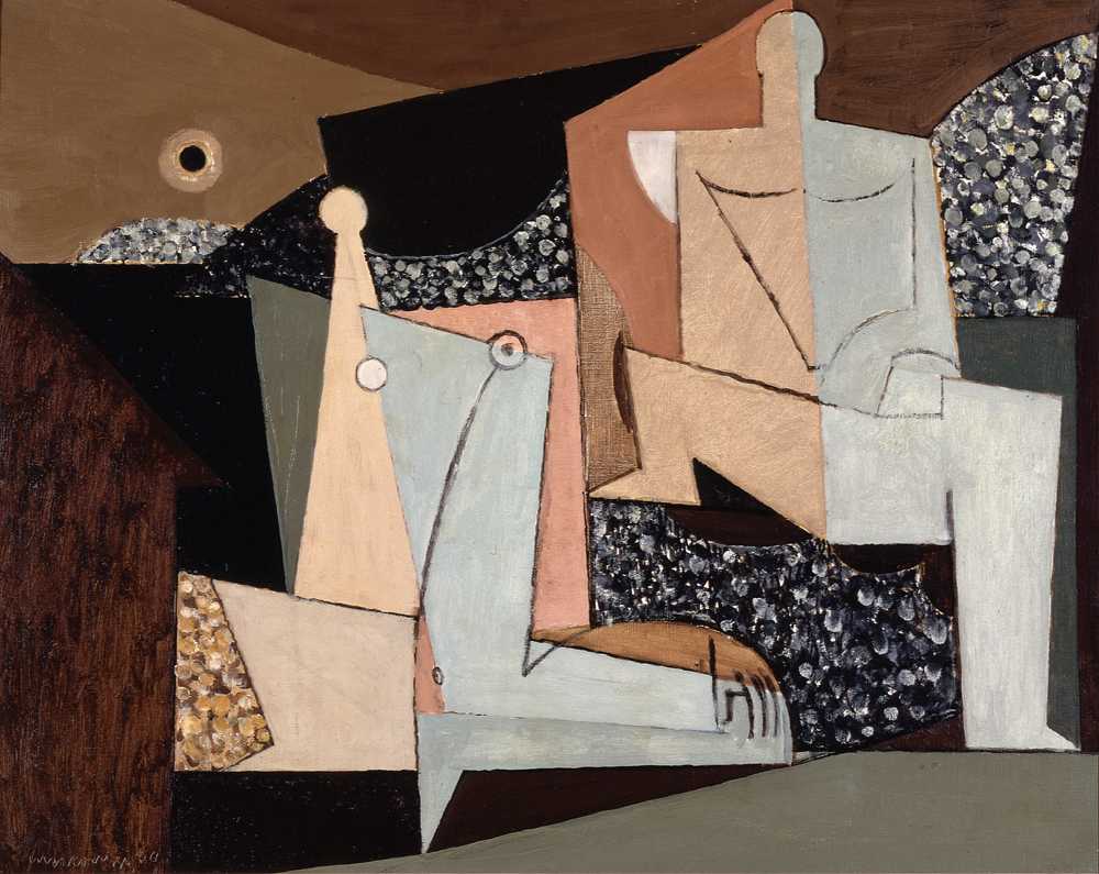 Figures on a Beach (1930) - Louis Marcoussis