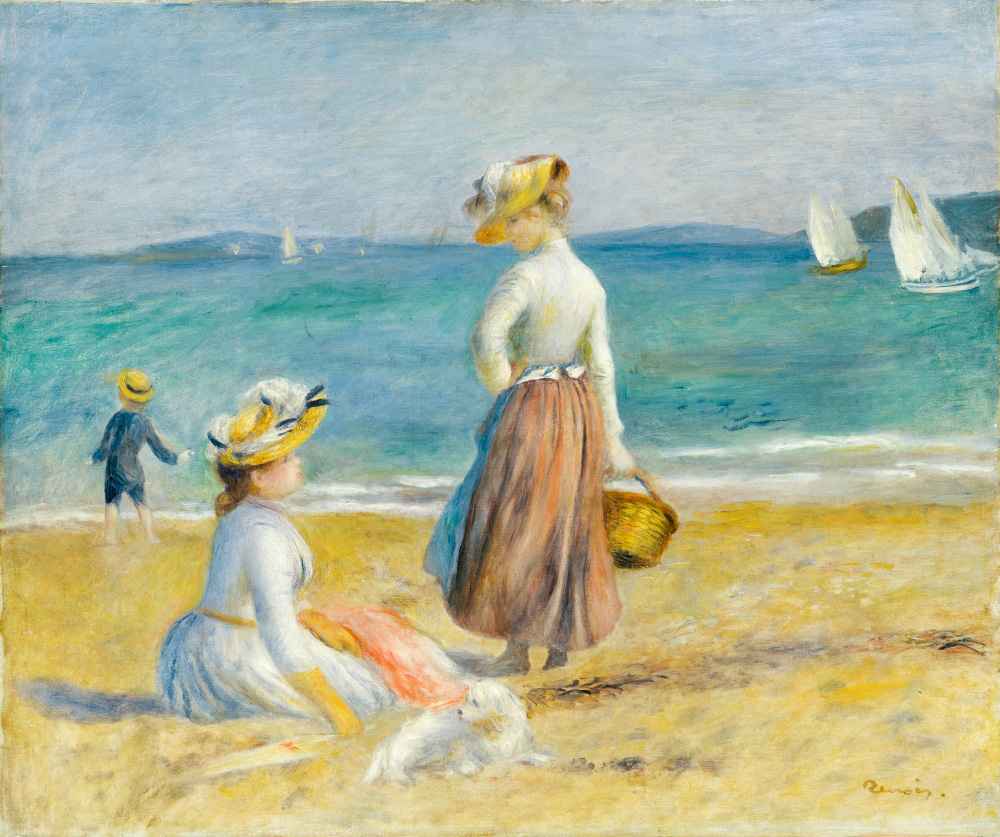 Figures on the Beach - Auguste Renoir