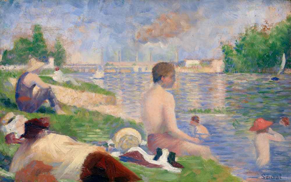 Final Study for Bathers at Asnieres - Georges Seurat