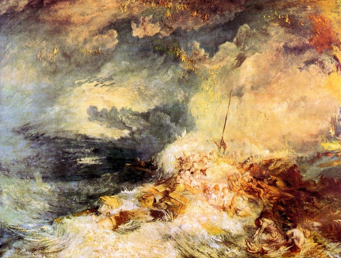 Fire at sea - Joseph Mallord Turner