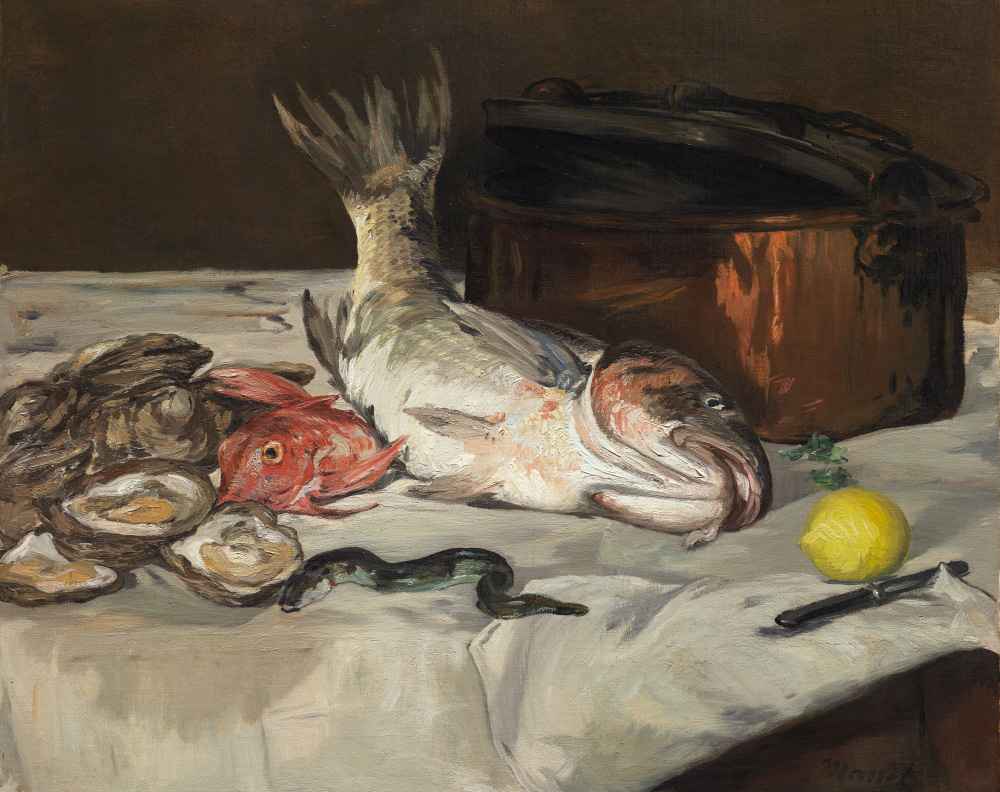 Fish (Still Life) - Edouard Manet