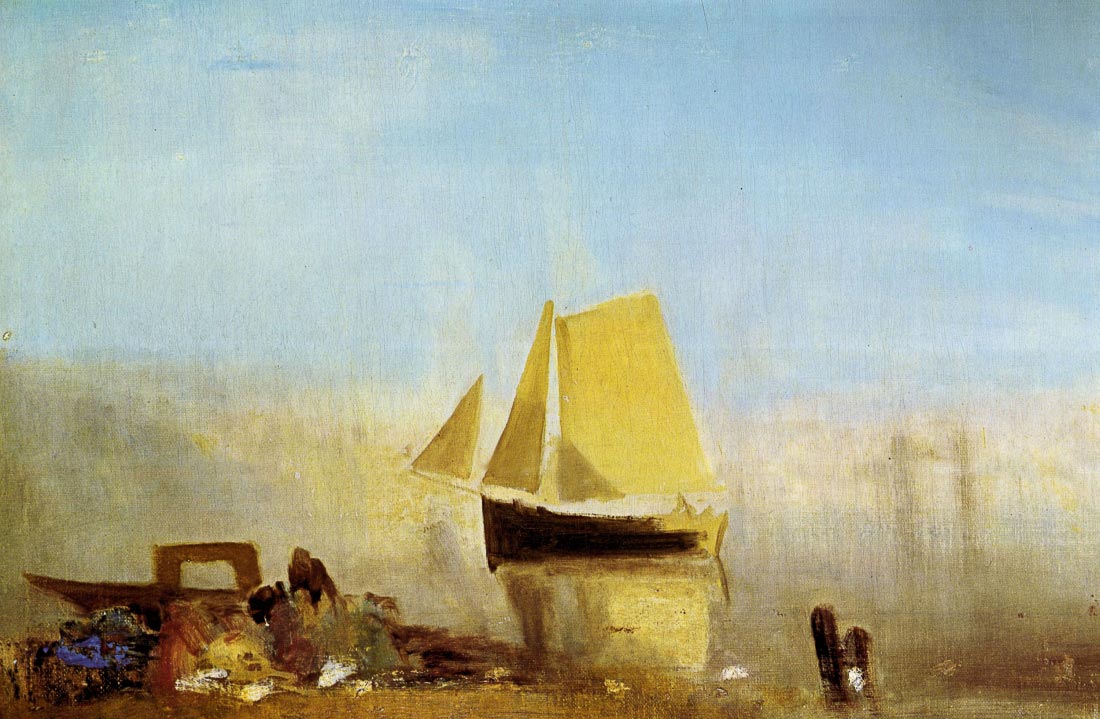 Fishing boat in a mist - Joseph Mallord Turner