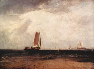 Fishing on the Blythe-Sand - Joseph Mallord Turner