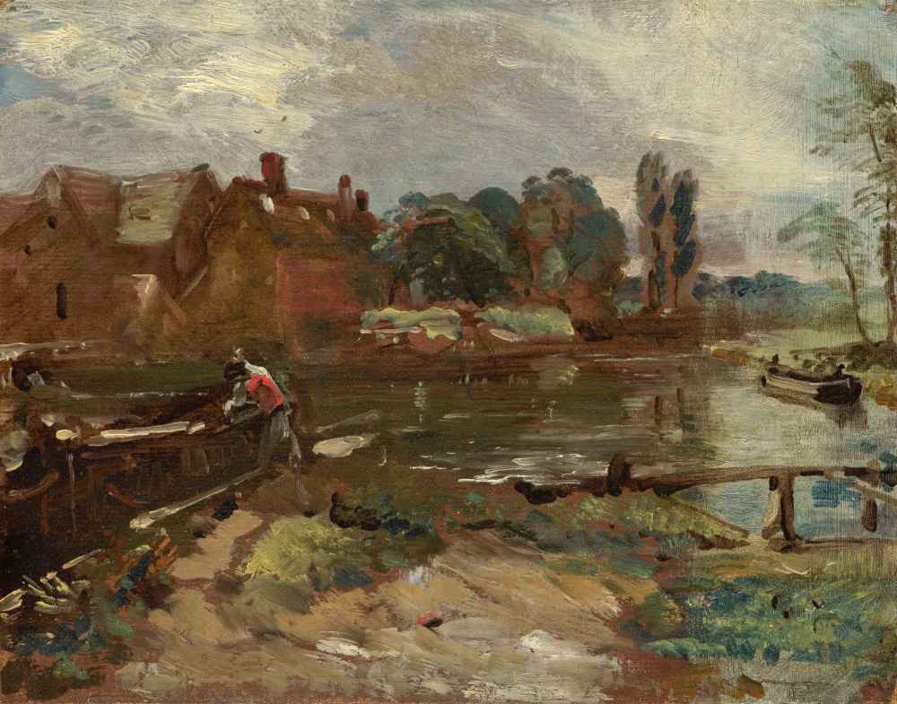Flatford Mill from the Lock - John Constable