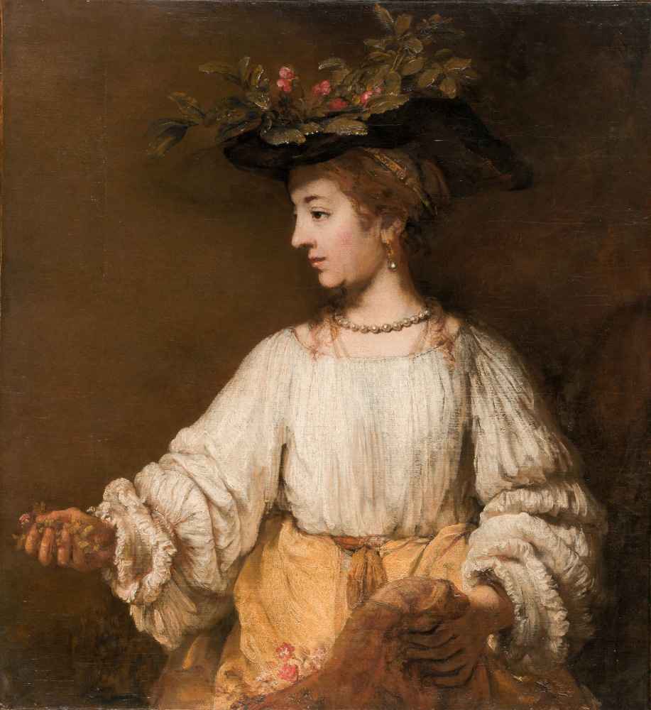 Flora - Rembrandt Harmenszoon van Rĳn