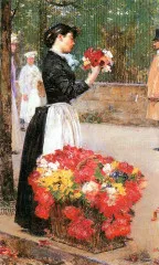 Flower girl - Hassam