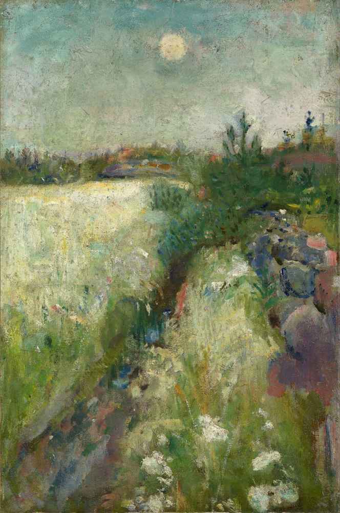 Flowery Meadow at Veierland - Edward Munch
