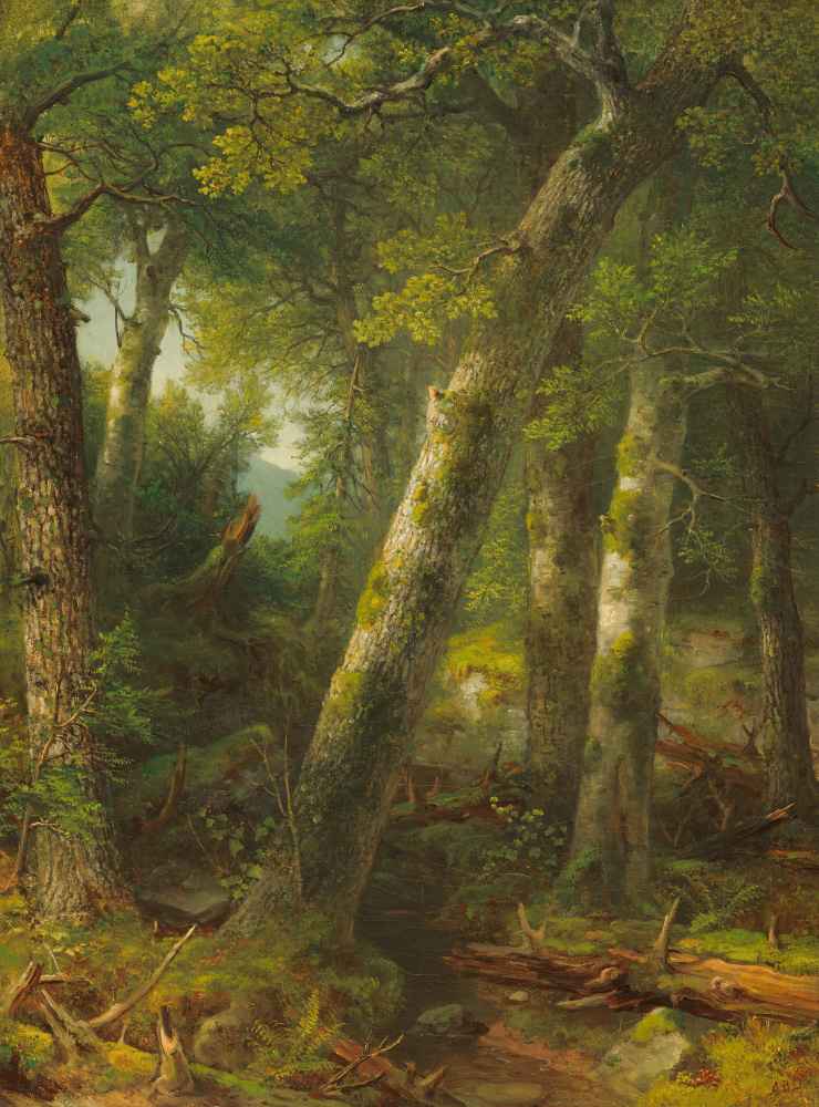 Forest in the Morning Light - Asher Brown Durand
