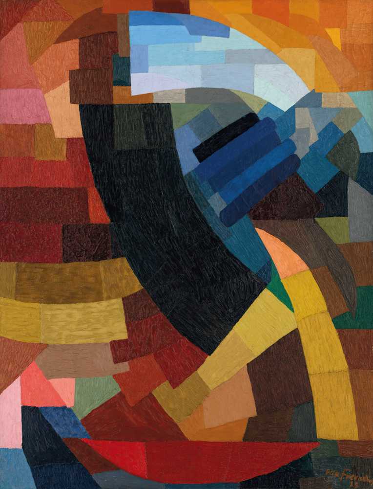 Fragments of figure to all plans (1928) - Otto Freundlich