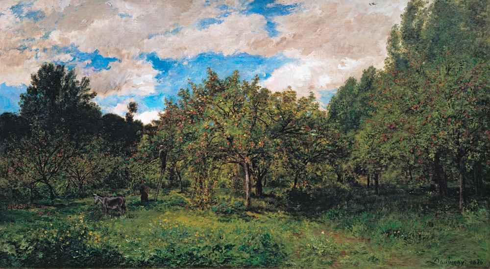 French Orchard at Harvest Time - Charles-Francois Daubigny