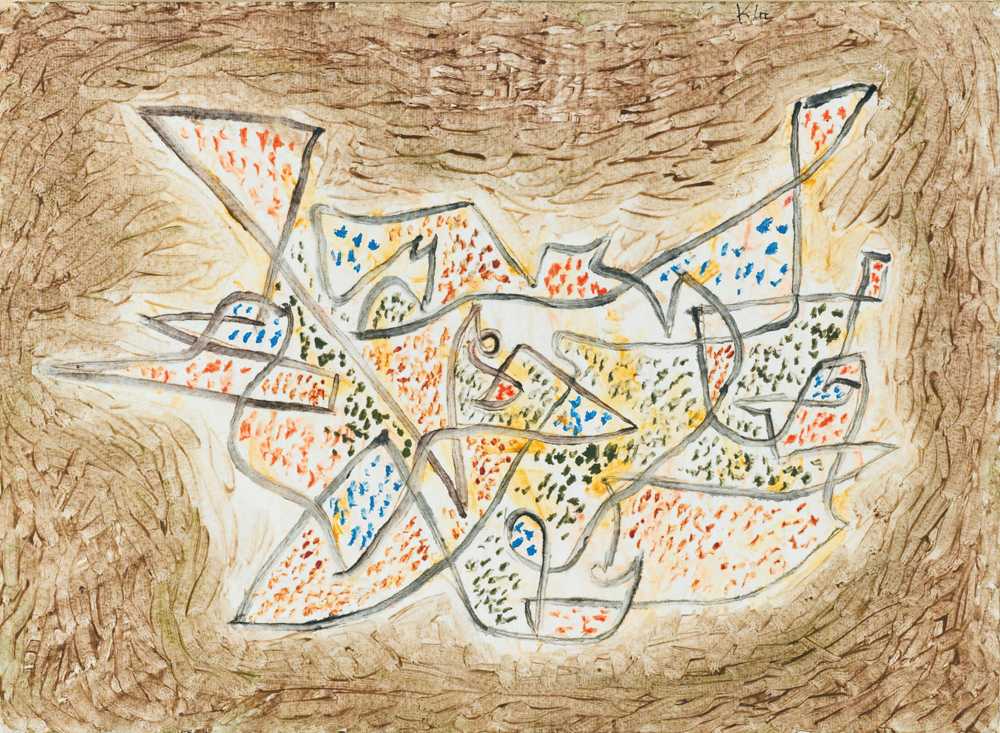 Friendly Meandering (1933) - Paul Klee