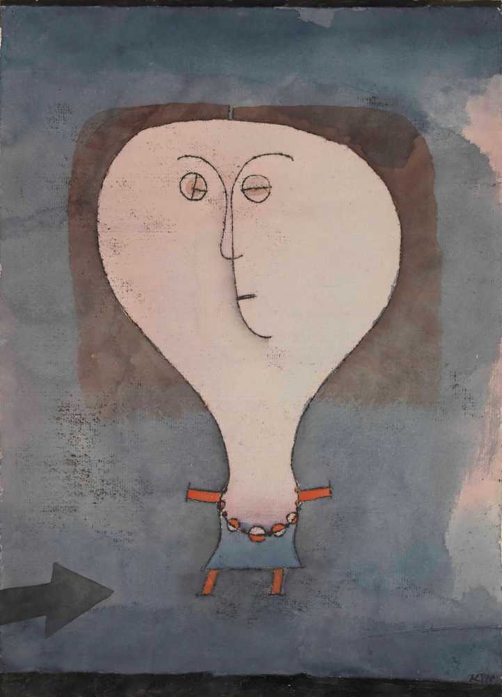 Fright of a Girl (1922) - Paul Klee