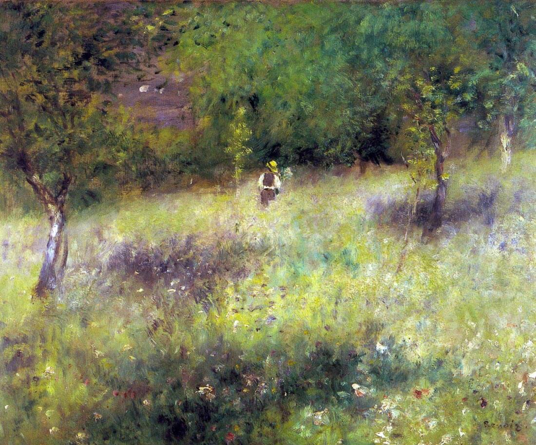 Fruhling in Chatou - Renoir