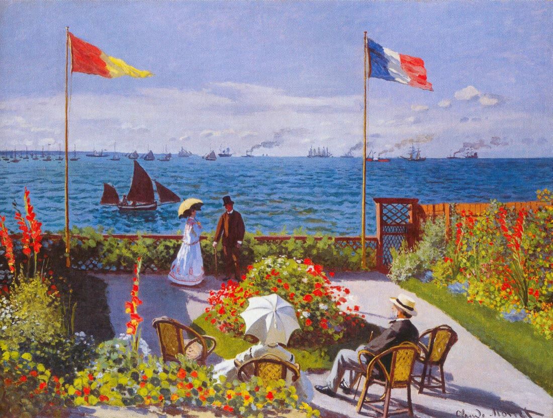 Garden at Sainte Adresse 2 - Monet