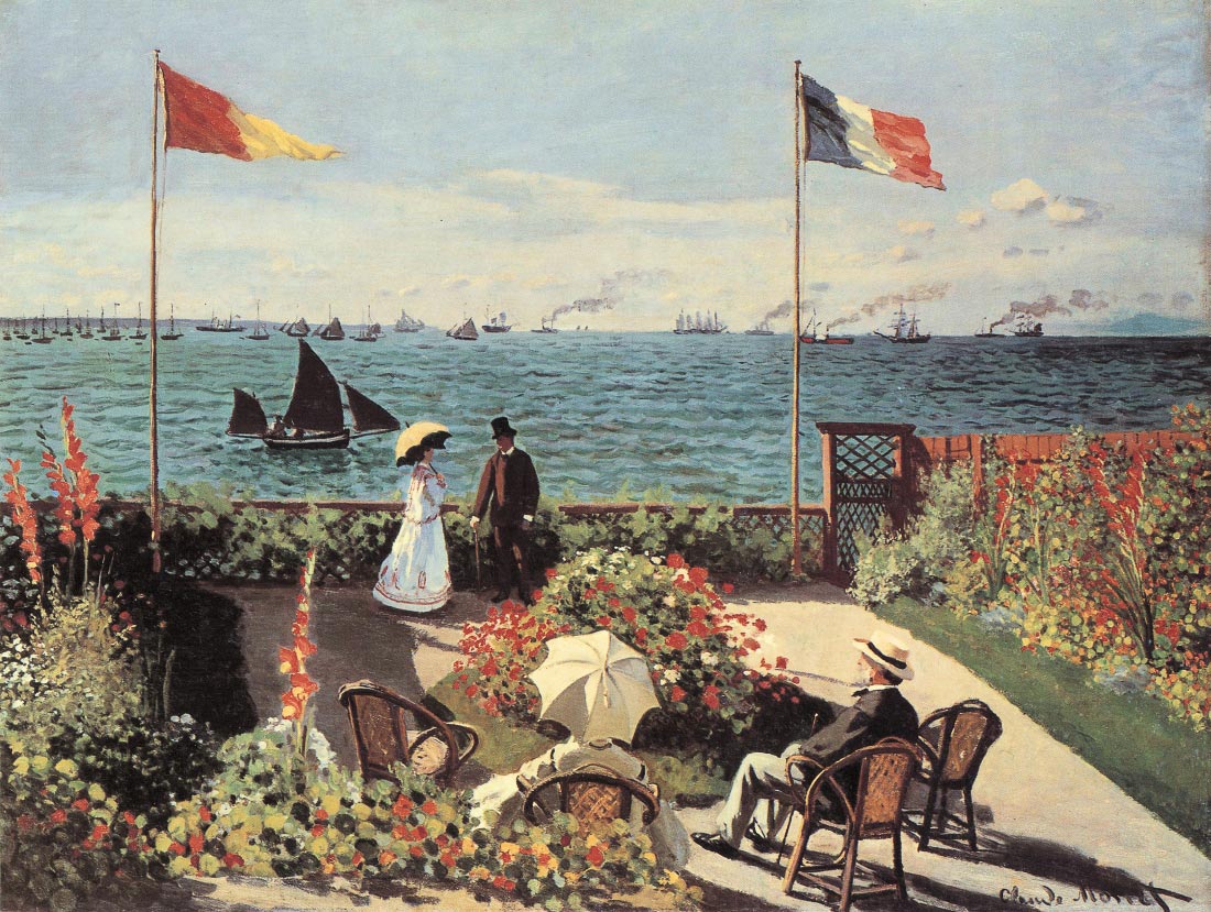 Garden at Sainte Adresse - Monet