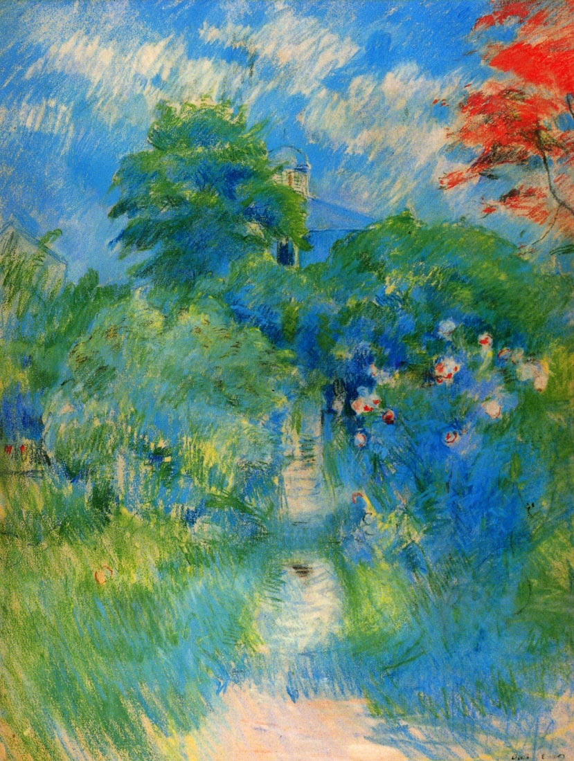 Gardenpath in Mezy - Morisot