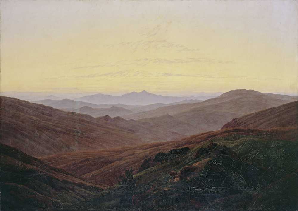 Giant Mountains (circa 1830) - Caspar David Friedrich