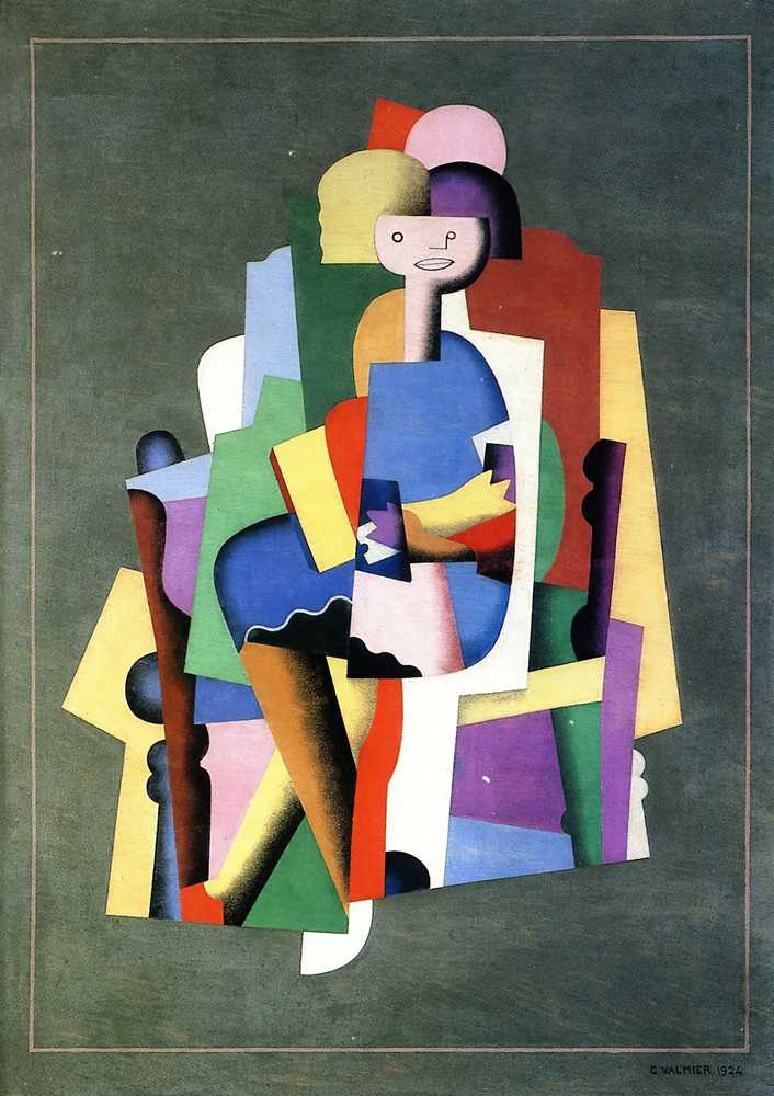 Girl reading (1924) - Georges Valmier