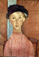 Girl with Hat - Modigliani