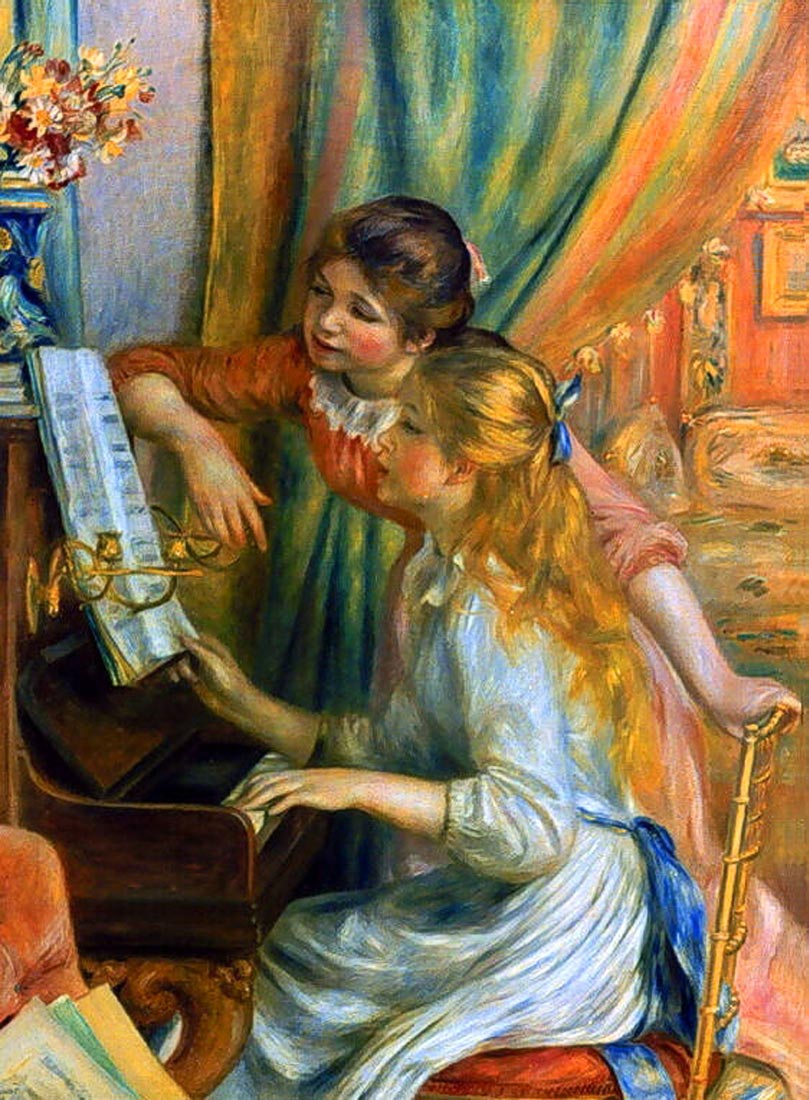 Girls at the Piano - Renoir