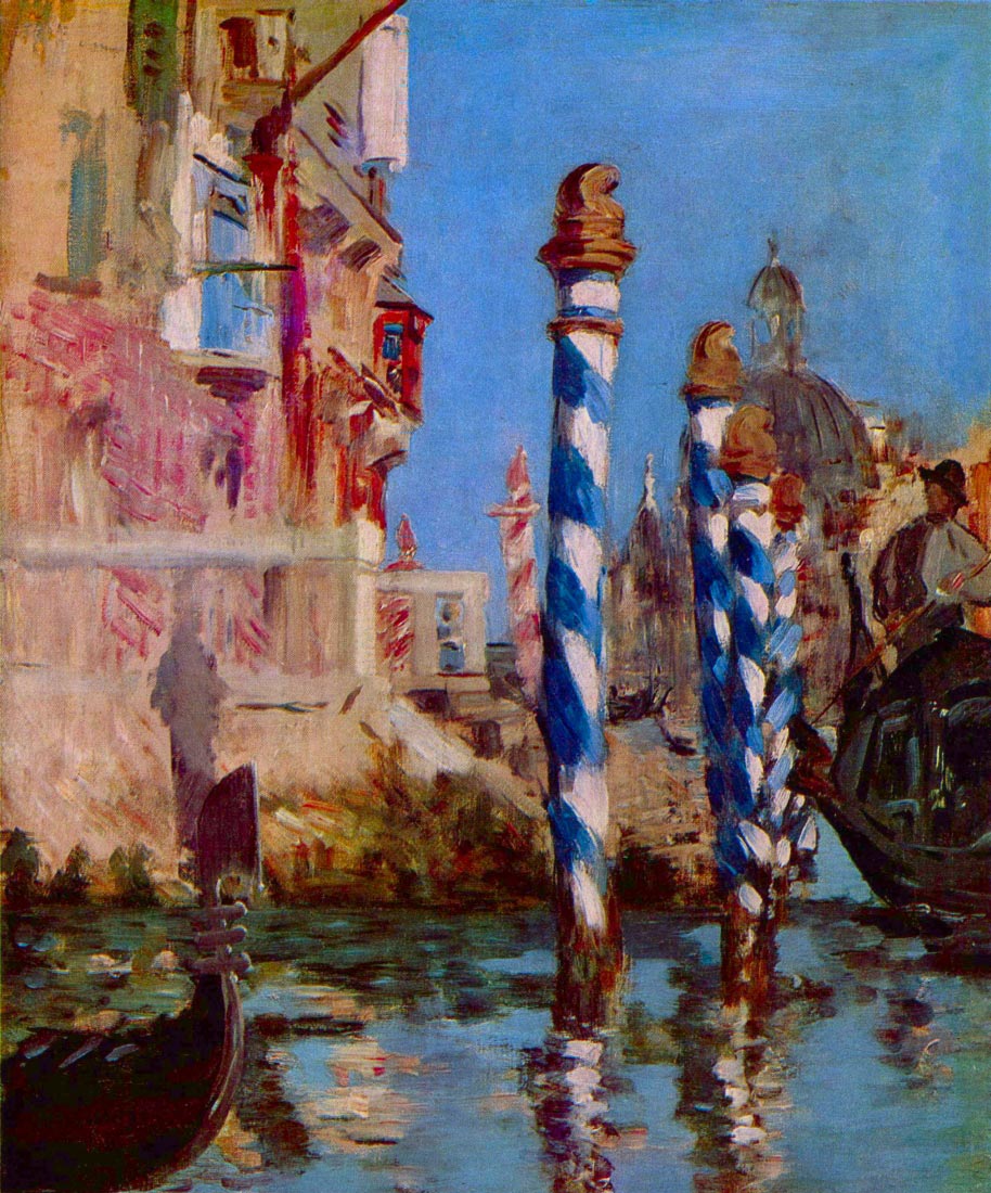 Grand Canal in Venice - Manet