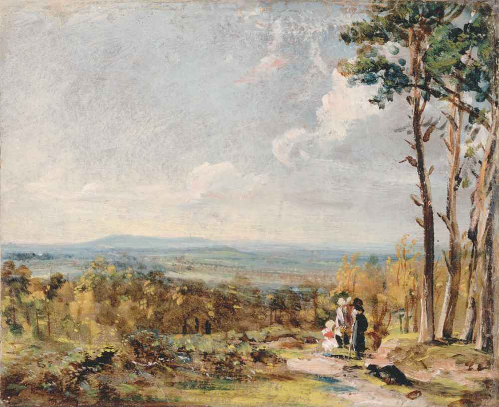 Hampstead Heath Looking Towards Harrow - John Constable