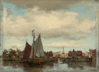 Harbor Scene - Matthijs Maris