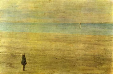 Harmony in Blue and Silver - Trouville - James Abbot McNeill Whistler
