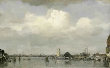 Havengezicht - Matthijs Maris