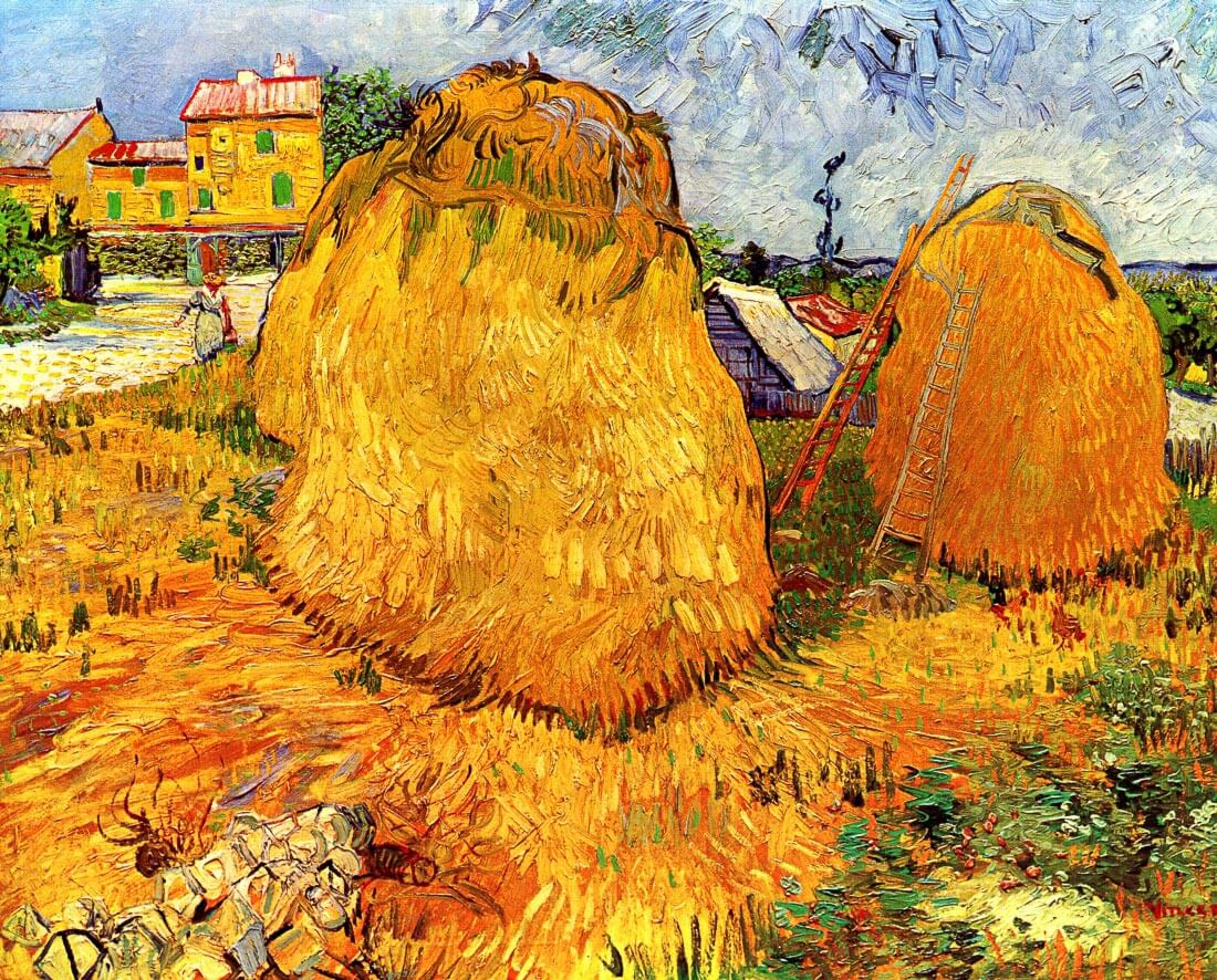 Haystacks in Provence - Van Gogh