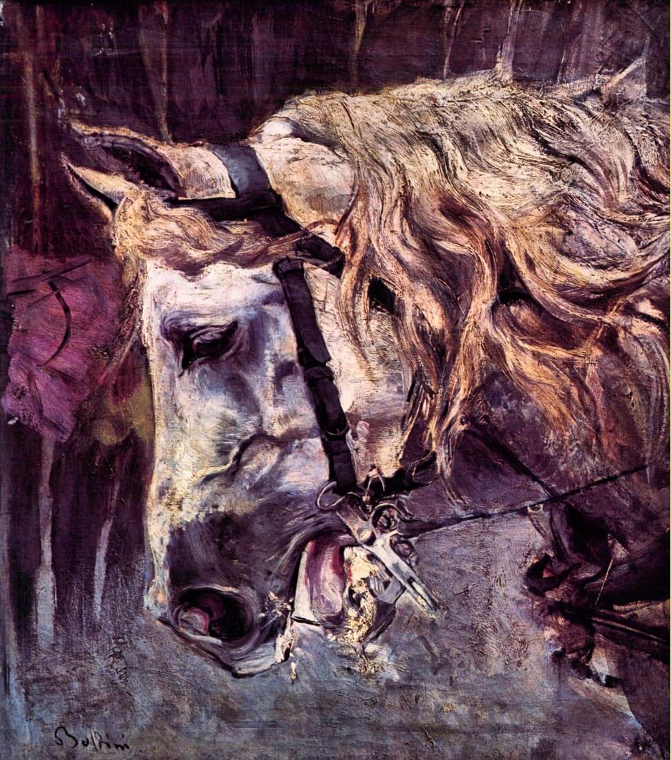 Head of a horse - Giovanni Boldini