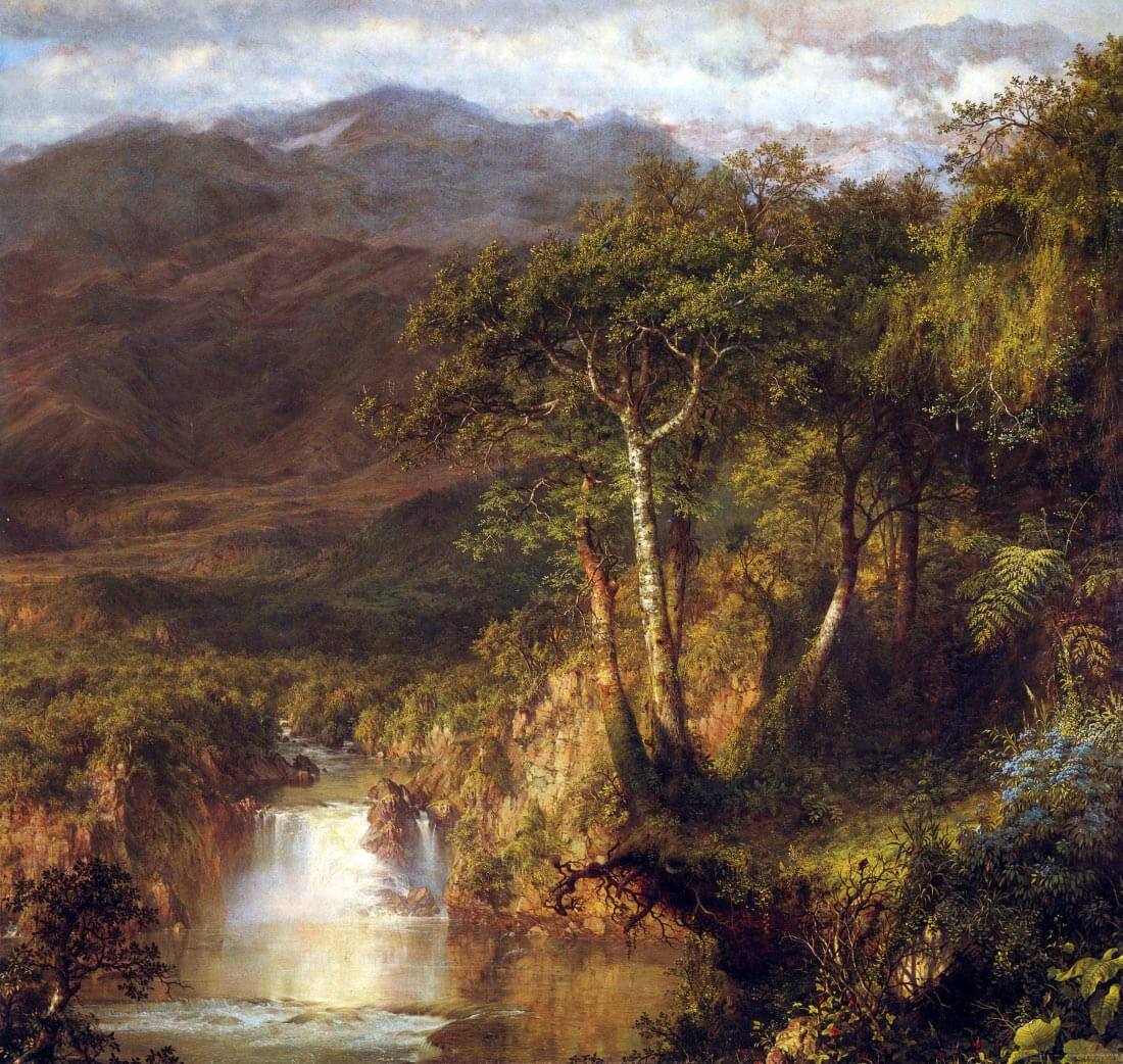 Heart of the Andes Detail - Frederick Edwin Church