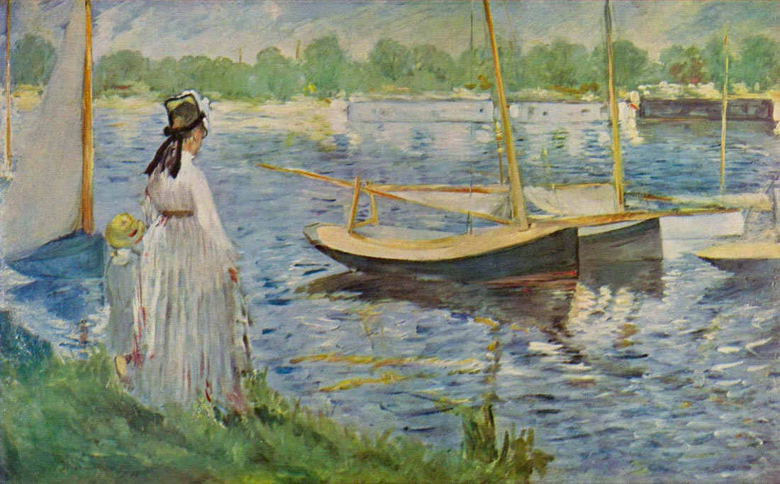 His embankment at Argenteuil - Manet