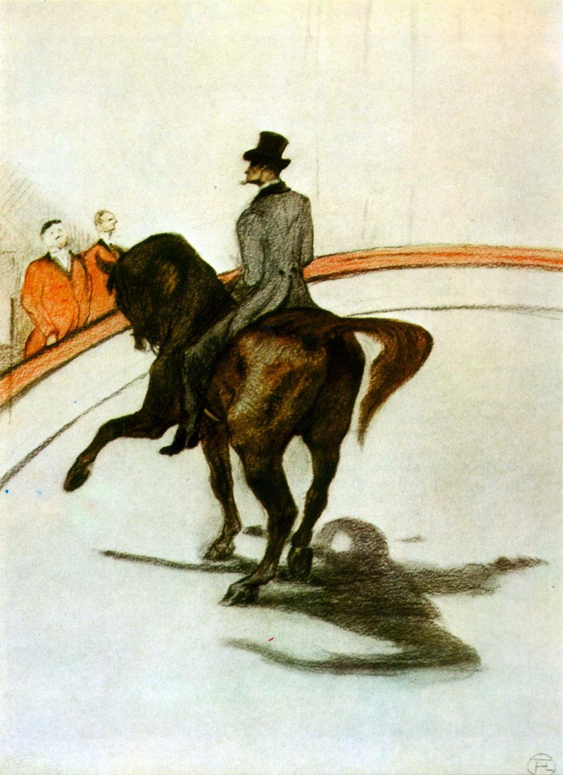 Horse in the Ring - Toulouse-Lautrec