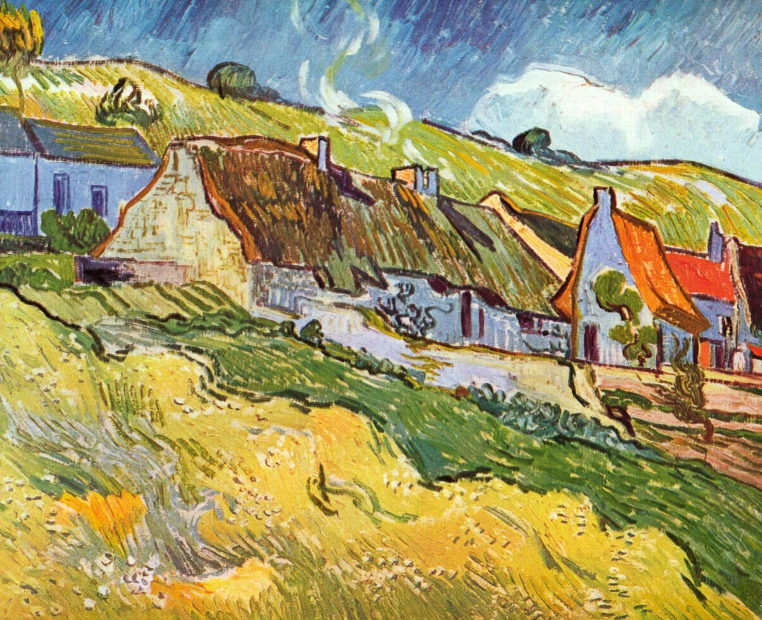 Huts in Auvers - Van Gogh