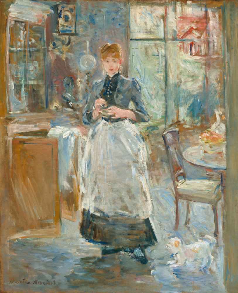 In the Dining Room - Berthe Morisot