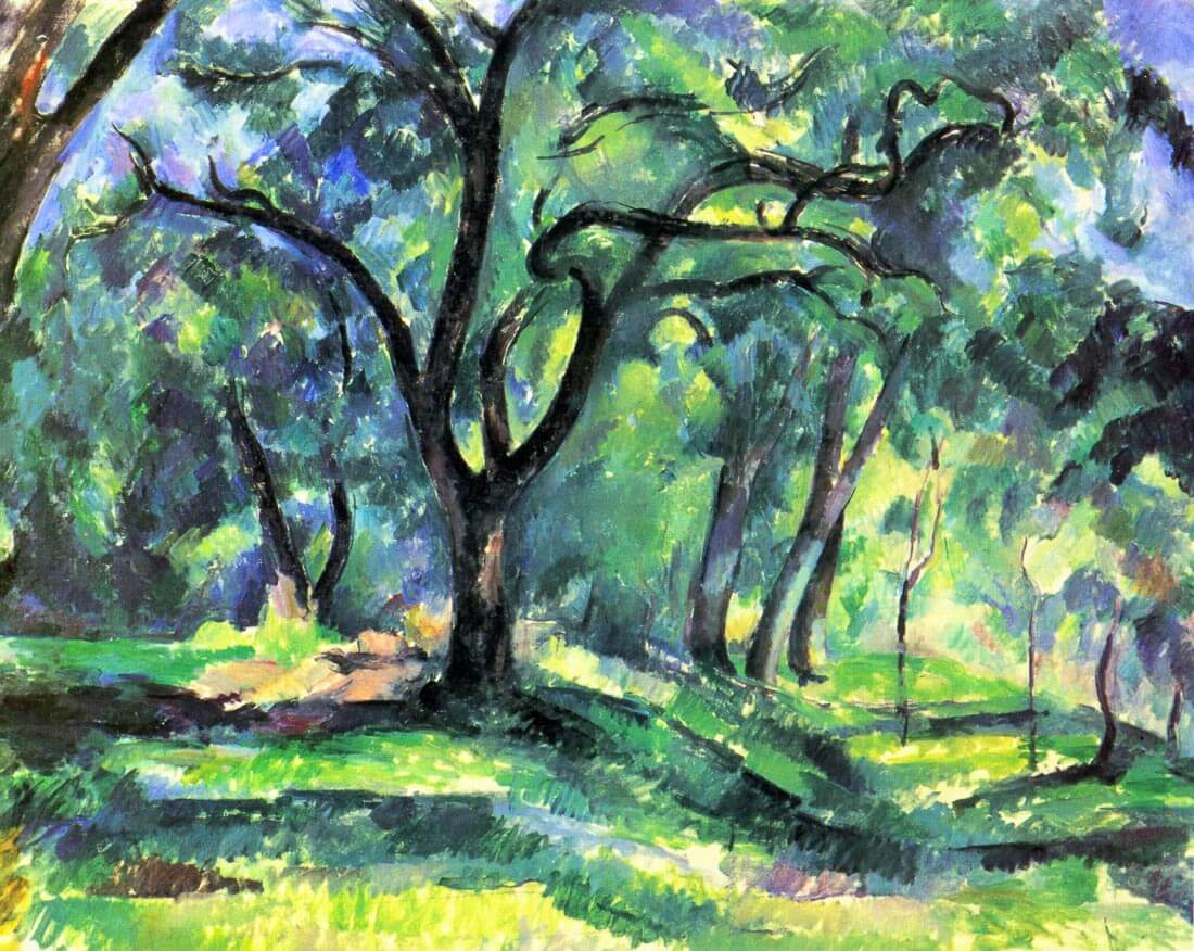 In the Woods - Cezanne