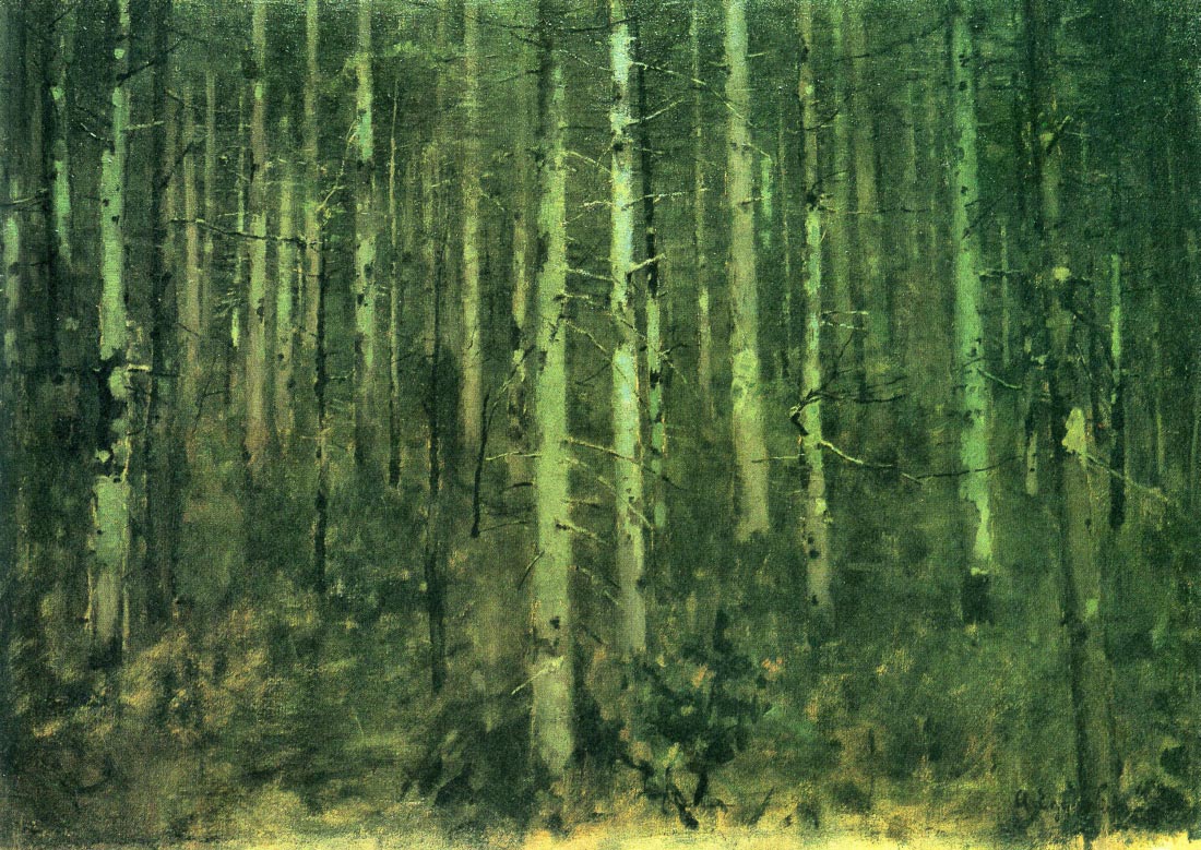 In the forest - Albin Egger-Lienz