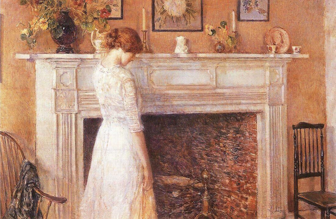 In the old house - Hassam