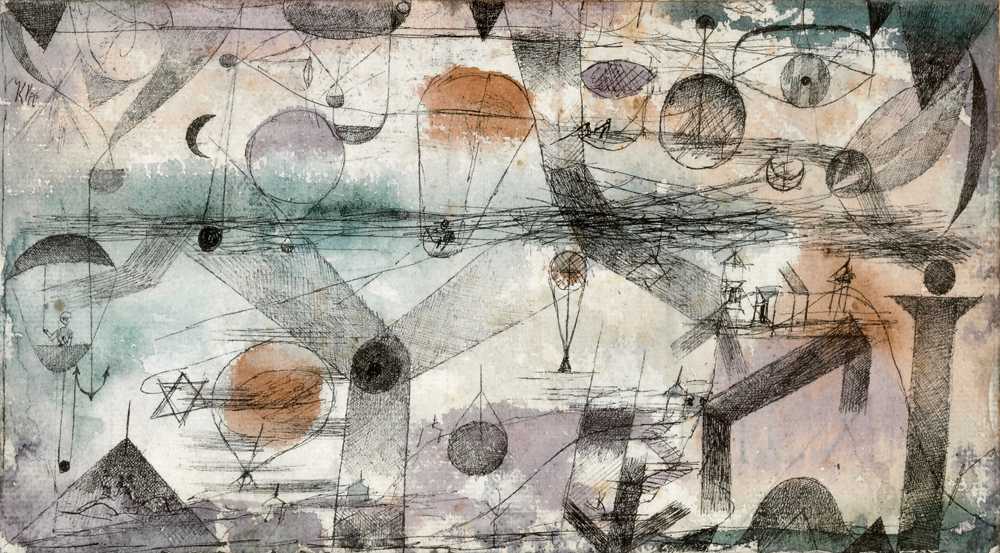 In the realm of air (1917) - Paul Klee