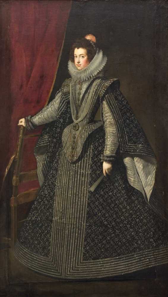 Isabella of Bourbon. First Queen of King Philip IV (1613 - 1660) - Velazques