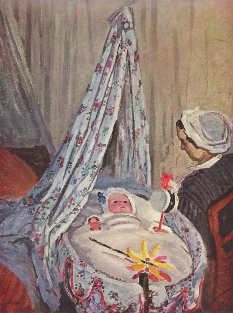 Jean Monet in the cradle - Monet