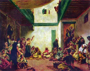 Jewish wedding (after Delacroix) - Renoir