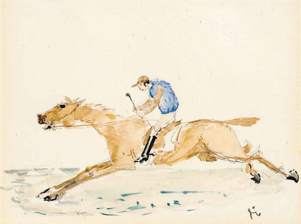 Jockey au Galop - Henri de Toulouse-Lautrec