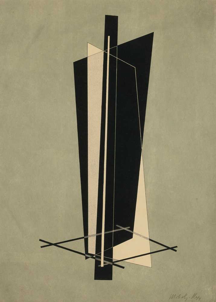 Kestner portfolio; Composition (One Plate) (P. 123) (1922-23) - Moholy-Nagy