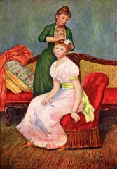 La coiffure - Renoir