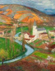 Labastide du vert in spring from the Marquayrol garden - Guillaume Martin
