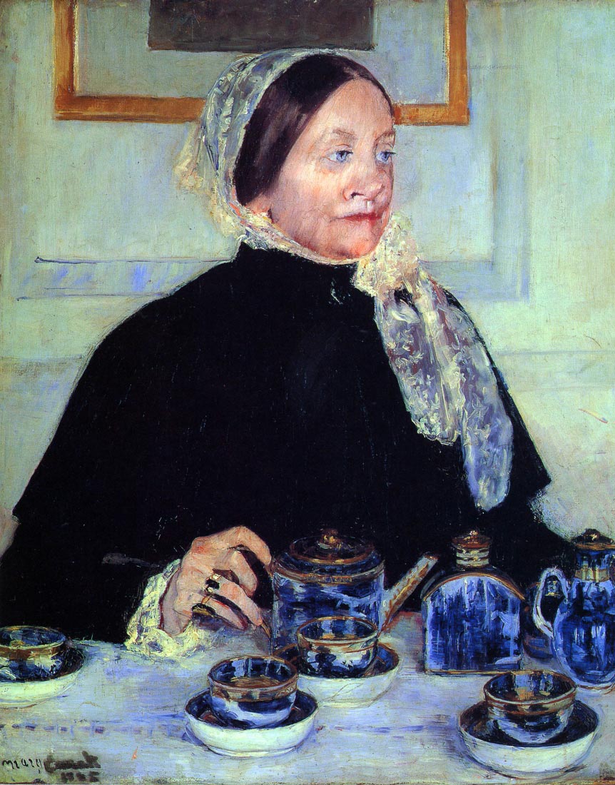 Lady at the Tea Table 1883 - Cassatt