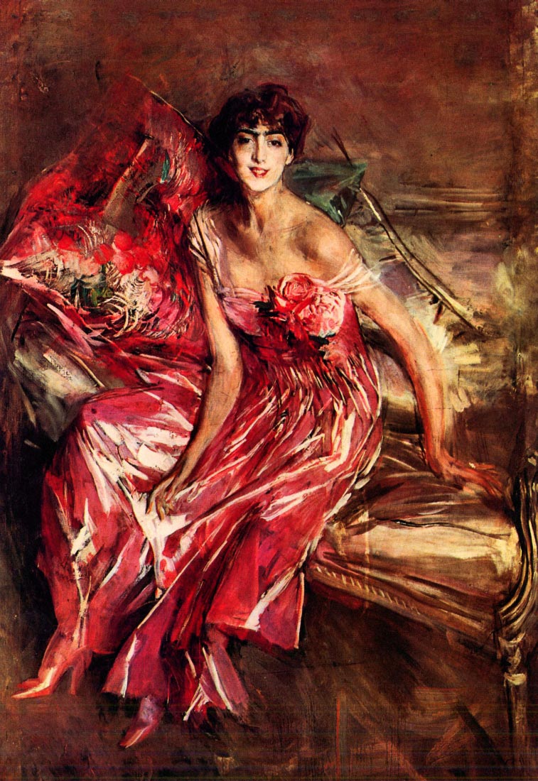Lady in Red - Giovanni Boldini