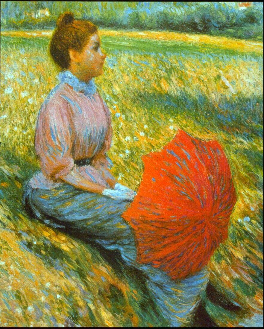 Lady in a Meadow - Zancomeneghi